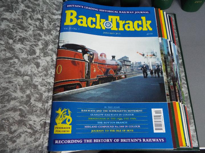 Back Track - Seven binders of the historical railway journal 'Back Track'. - Image 3 of 5