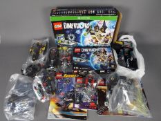 Lego - A collection of unboxed Lego Batman related cars and figures including # 6860, a Batmobile,