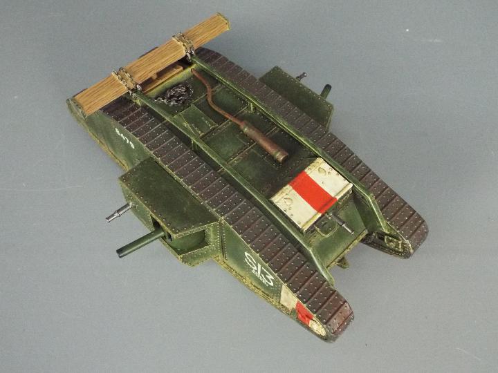 King and Country - A boxed FW157 World War 1 British Mark IV Tank 'Spring Chicken', - Image 4 of 7