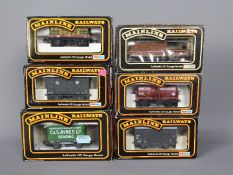 Palitoy Mainline - 6 x boxed 00 gauge wagons including # 37-174 GWR Fruit van,