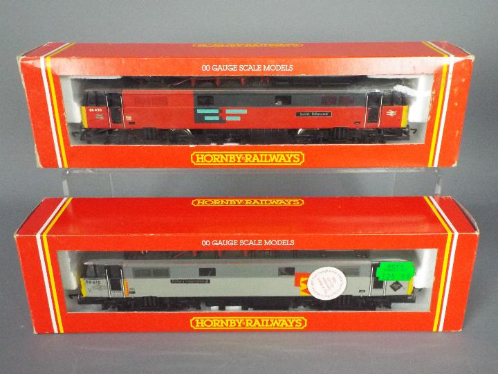 Hornby - 2 x Boxed 00 gauge BR Bo-Bo electric locos which have been re named and re numbered,