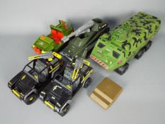 Palitoy, Hasbro - Five unboxed vintage Action Force vehicles.