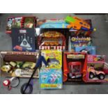 MB Games, Toys For Big Boys, Others - A group of mainly box children's toys and games.