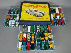 Matchbox - A vintage 48 x car Carry Case with 4 x trays and 48 x vehicles including # 50 John