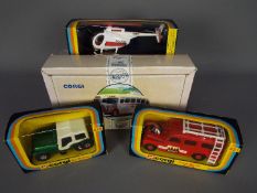 Corgi, Corgi Classics - Four boxed Corgi diecast vehicles.