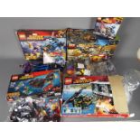 Lego - 5 x boxed sets including # 76013 Batman & The Joker Steam Roller,