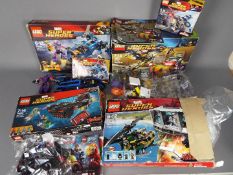 Lego - 5 x boxed sets including # 76013 Batman & The Joker Steam Roller,