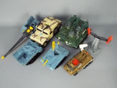 Palitoy, Hasbro, Other -Five unboxed vintage Action Force / GI Joe vehicles and accessories.
