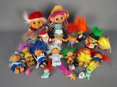 Trolls, PMS - A small clutch of over 12 toy Trolls,