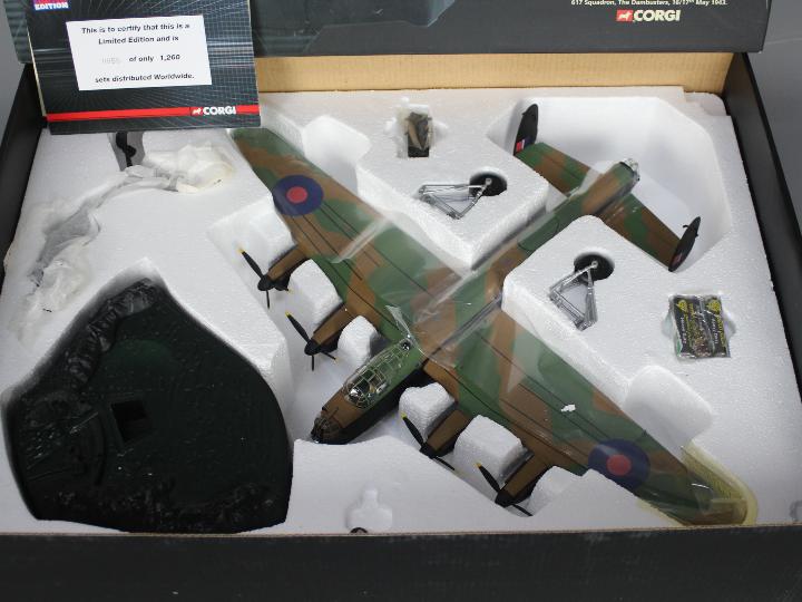 Corgi - A boxed limited edition Aviation Archive Sights & Sounds Avro Lancaster MkIII 617 Sqadron - Image 2 of 4