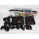 Sega - 2 x Sega Mega Drive consoles and 5 x games,