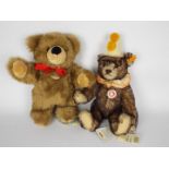 Steiff - two steiff teddy bears - lot to include a "Teddy clown" bear with yellow tag on its ear