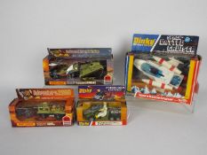 Dinky- Matchbox - 4 x boxed models, # 367 Space Battle Cruiser and # 361 Galactic War Chariot,
