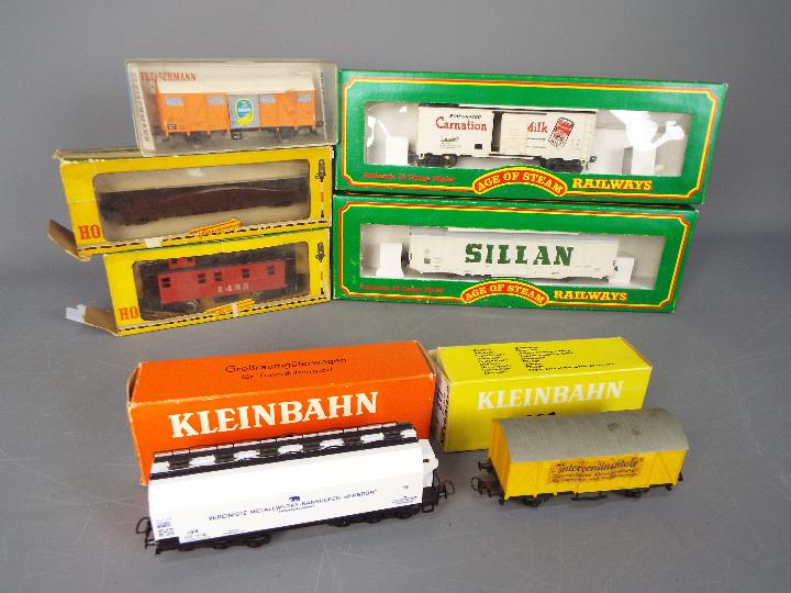 Fleischmann - Kleinbahn - A collection of 7 x boxed 00 gauge wagons including # 5331 Chiquita