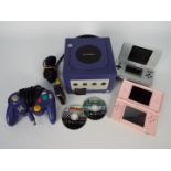 Nintendo - 3 x consoles, a Gamecube with a controller , a DS and a DSlite.