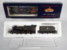 Bachmann - A boxed Bachmann #31-778 OO gauge Modified Hall 4-6-0 steam locomotive and tender Op.No.