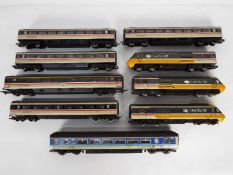Hornby, Lima - A collection of unboxed Hornby R439 OO gauge locomotives and passenger coaches.