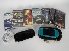 Sony - JXD - 2 x hand held game players and 12 x games,