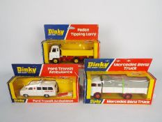 Dinky - 3 x boxed models # 274 Ford Transit Ambulance, # 432 Foden Tipping Lorry,