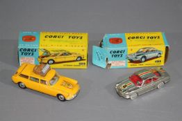 Corgi Toys - Two boxed diecast model cars from Corgi Toys.