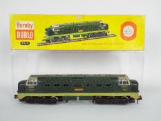 Hornby Dublo - A boxed 2-Rail Deltic Diesel-Electric loco named Crepello operating number D9012.