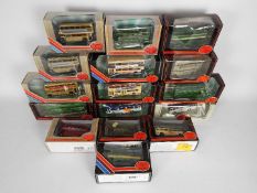 EFE - 16 x boxed die-cast model buses - lot includes an STL London Bus GREENLINE,