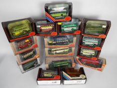 EFE - 16 x boxed die-cast model buses with a 1:76 scale - lot includes an EFE "War Time Buses" Guy
