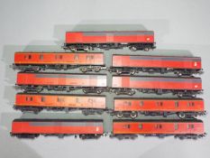Lima - A rake of 9 unboxed OO gauge Royal Mail Vans by Lima.
