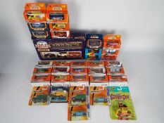 Matchbox - A collection of 32 x boxed vehicles from the 1980s onwards with a Britain In Miniature