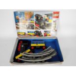 Lego - A boxed vintage 1980s # 7710 train set with loco, carriage,