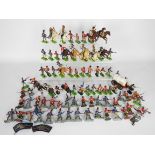 Britains - A collection of 52 x Britains Deetail Napoleonic soldiers including 10 x mounted and