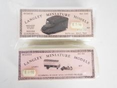 Langley Miniature Models - two boxed Langley Miniature Models 00 Gauge - lot includes a Morris