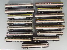 Hornby, Lima - A rake of 15 unboxed OO gauge Inter -City Passenger Coaches.