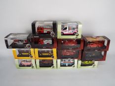 Oxford Diecast, Atlas Editions - 14 boxed diecast vehicles in various scales.
