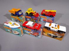 Matchbox - A collection of 6 x boxed 1970s Superfast vehicles including # 1 Dodge Challenger,