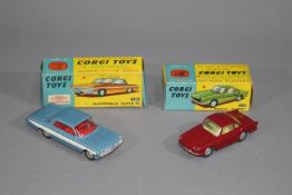 Corgi Toys - Two boxed diecast model cars from Corgi Toys.