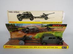 Dinky - A boxed Volkswagen KDF with 50mm P.A.K. Anti-Tank Gun. # 617.