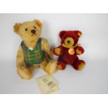 Steiff - two Steiff bears - lot includes a "Petsy" teddy bear with yellow tag on its ear and