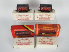 Hornby - A group of 6 x boxed OO gauge wagons including 4 x special edition Pugh & Co coal wagons,