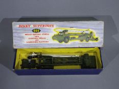 Dinky Toys - A boxed Dinky Toys #666 Missile Erector Vehicle with Corporal Missile and Launching