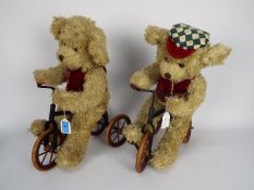 Special Collectors Edition - lot includes two teddy bears on bicycles.