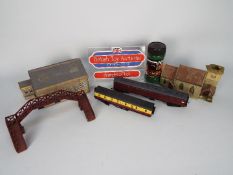 Peco - Hornby - A collection of railway scenery accessories including 11 x plastic and card