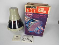 Palitoy - Action Man - A boxed Action Man Space Capsule with instruction sheet.