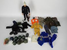 Palitoy - Action Man - A vintage painted hair figure with Royal Marine Ceremonial Dress Uniform and