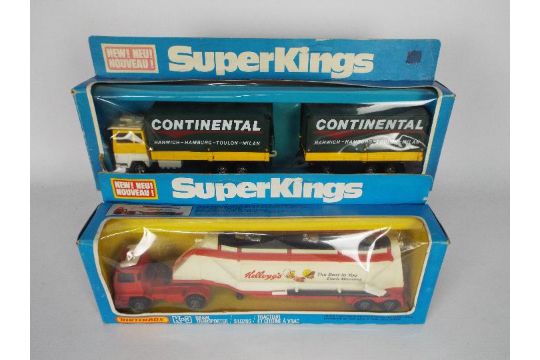 Matchbox Superkings K-3 Grain Transporteur Silozug Kelloggs - Échelle 1/60, état TB, En Boîte