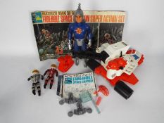 Mattel - Man In Space - A collection of figures and vehicles from Man In Space including,