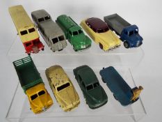 Dinky - A collection of 8 x unboxed vehicles including # 171 Hudson Sedan,