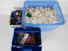 Lego - 3 x tubs of loose Lego pieces in