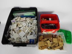 Lego - 3 x tubs of loose Lego pieces in