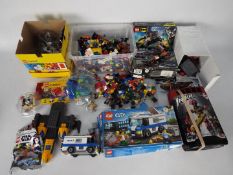 Lego - Mega Bloks - A collection of items including a box of mixed figures, a boxed # 75892 set,